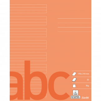 Bantex Skoleh&aelig;fte 170X210 70G Hus 6+6+6 1Lf, Abrikos Bantex Skoleh&aelig;fte 170X210 70G Hus 6+6+6 1Lf, Abrikos