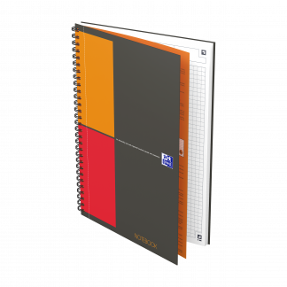 Notebook Oxford International Notesbog, dobbeltspiral, B5, 160 sider, kvadreret Notebook Oxford International Notesbog, dobbeltspiral, B5, 160 sider, kvadreret