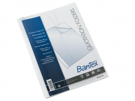 Bantex tilbudsmappe A4+ med lomme 5-pak, Hvid Bantex tilbudsmappe A4+ med lomme 5-pak, Hvid