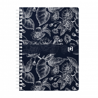 OXFORD Romance A5-notesbog med blødt omslag og dobbeltspiral, 120 sider med 5 mm tern, fås i assorte OXFORD Romance A5-notesbog med blødt omslag og dobbeltspiral, 120 sider med 5 mm tern, fås i assorterede design, SCRIBZEE-kompatibel