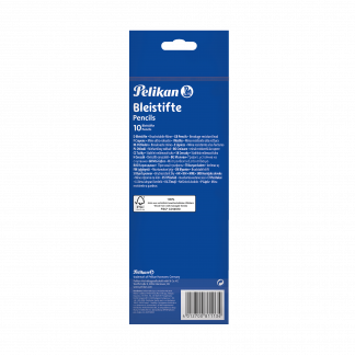 Sekskantede HBE blyanter, 10 stk. Polybag, FSC Sekskantede HBE blyanter, 10 stk. Polybag, FSC