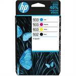 HP 932 black/933 CMY Original Inks 4-pack