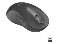  M650L Cordless Optical Mouse, USB, Sort/Grå