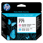 HP 771 Light magenta/light cyan printhead