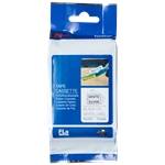  FLE-tape / 21mm / Black Text / White Tape