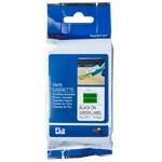  FLE-tape / 21mm / Black Text / Green Tape