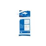  TZE-tape / 12 mm / Gold Text / White Tape