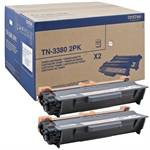 Black 2-Packs Laser Toner (TN3380)