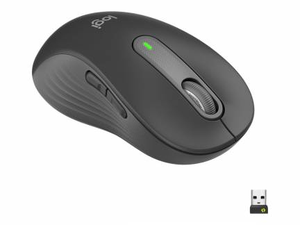  M650L Cordless Optical Mouse, USB, Sort/Grå