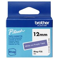  BTAG / 12mm / White Text / Purple Tape