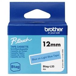  BTAG / 12mm / Blue Text / Light Blue Tape