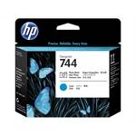 HP 744 Photo Black & Cyan DesignJet Printhead