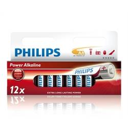  Power Alkaline AA / LR6 Batteri 12 stk.