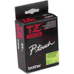  TZ-tape / 24mm / Black Text / Blue Tape