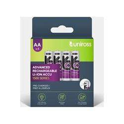  Genopladelig Lithuim AA Batteri USB-C 1 pak