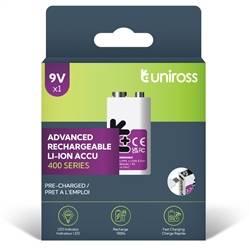  Genopladelig Lithuim E Batteri USB-C 1 pak