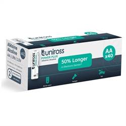  Power Alkaline AA / LR6 Batteri 1 pak 40 stk.