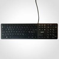KEYBOARD SLIM tastatur sort