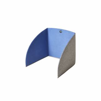 StandUp SCREEN bordsk&aelig;rm 58 cm gr&aring;/bl&aring;