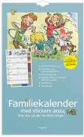 Familiekalender m/Illu. 4 kolonner 2024 24x39cm