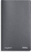 Index Planner Mini PP m&oslash;rk gr&aring; 7,6x13,2cm 2024 0710 00