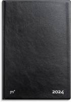 Ugekalender City Diplomat 16,8x24,5cm vinyl sort 2024 1940 00