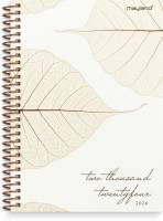 A6 ugekalender tv&aelig;rformat tekstilpr&aelig;g 2024