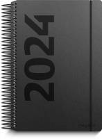 Spiralkalender &Aring;rstal genbrug 11,7x17,1cm 1 dage/side 2024 2080 00 