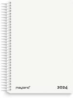 Dagkalender hvid PP-plast 2024