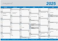 Kontorkalender Klassisk A5 2025