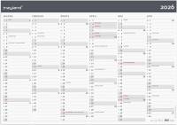 K&aelig;mpekalender Moderne 2x6 mdr. papir r&oslash;r 2026
