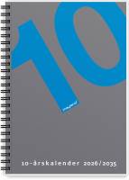 10-&aring;rskalender A5 m/illu. 2026