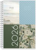 A5 ugekalender h&oslash;jformat m/4 illu. PP-plast 2026