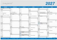 Kontorkalender Klassisk A4 2027