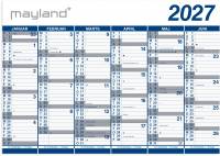K&aelig;mpekalender 2x6 mdr. PP-plast r&oslash;r 2027