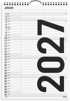 Familiekalender Black and white 2 kol. 2027