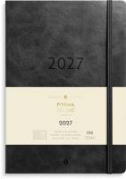 A5 Forma Deluxe ugekalender tv&aelig;rf. sort kunstskind 2027