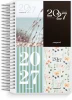 Mini dagkalender m/4 illu. PP-plast 2027