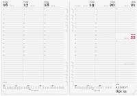 System A5 ugekalender h&oslash;jformat REFILL 2027