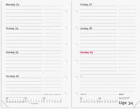 System Mini ugekalender tv&aelig;rformat REFILL 2027
