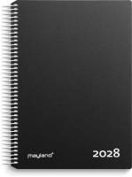 Timekalender sort PP-plast 2028