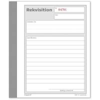 Rekvisitionsbog 2 x 50 sider m. kopi
