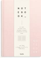 Notebook Textile pink lined A5