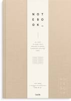 Notebook Textile beige lined A4