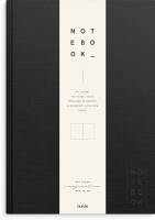Notebook Textile black unlined A4