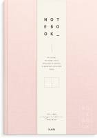 Notebook Textile pink unlined A4