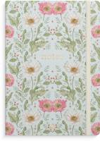 Notebook Deluxe A5 blue flower