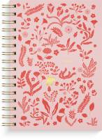 Notebook A5 Pink Botanical