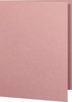A6 Dobbeltkort St&aring;ende 5-pakke Gammelrosa