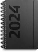 Spiralkalender &Aring;rstal genbrug 11,7x17,1cm 1 dage/side 2024 2080 00 